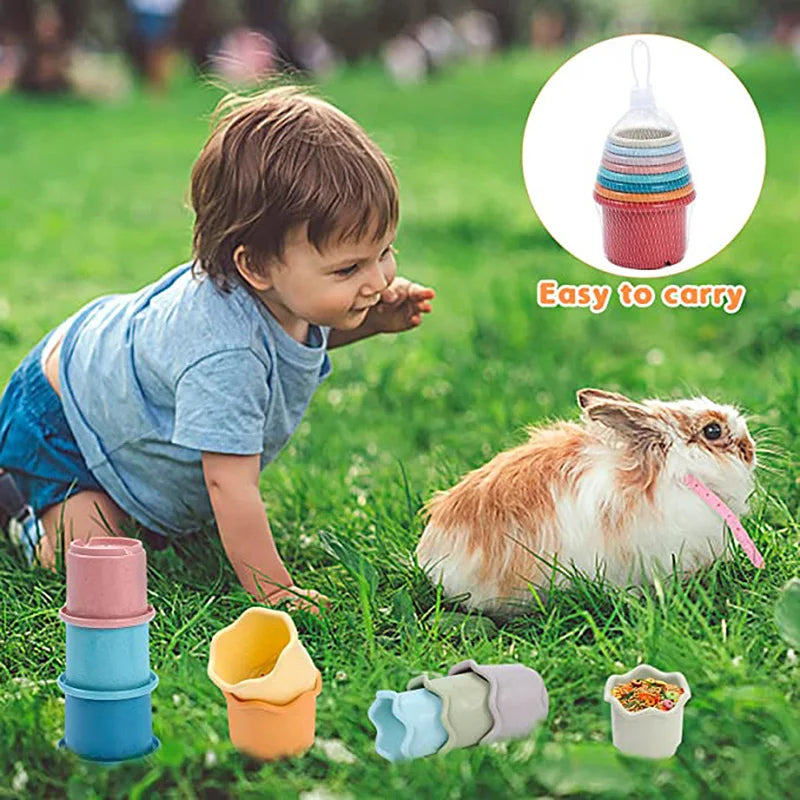 Stacking Cups For Rabbits