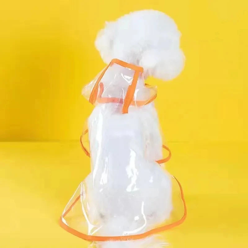Dog Transparent Rainwear Raincoat
