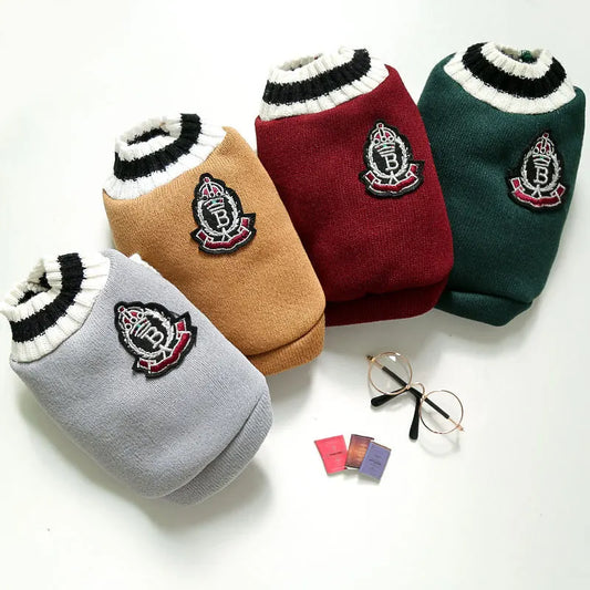 Knitted V-neck Vests