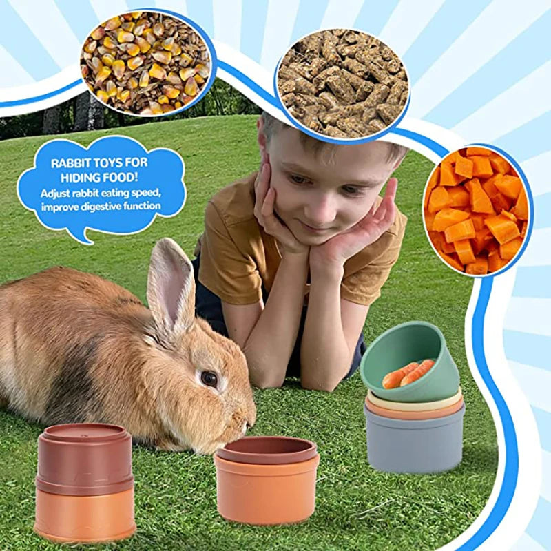 Stacking Cups For Rabbits