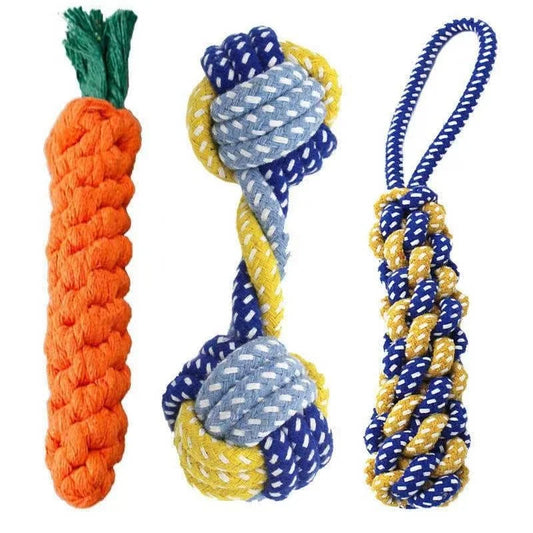 Dog Chew Toys - Carrots, Knots, and More!