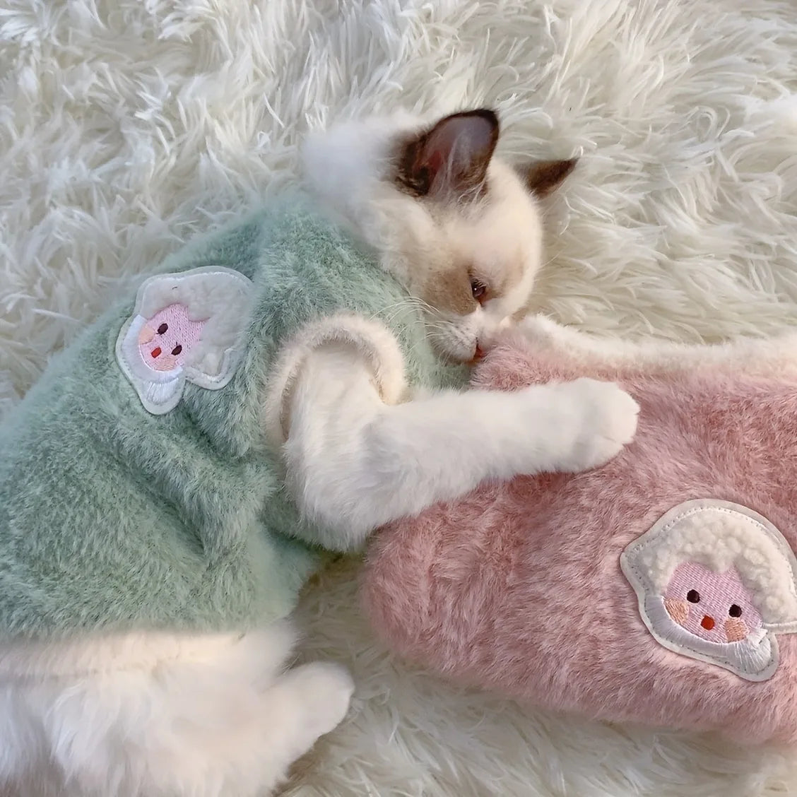 Cute Fluffy Vests!