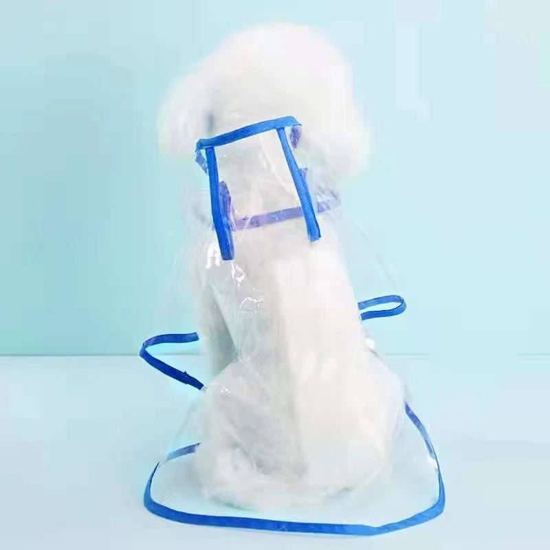 Dog Transparent Rainwear Raincoat