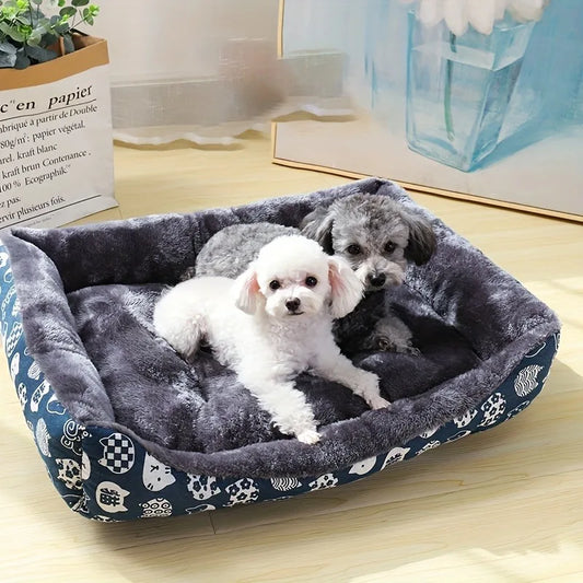 Patterned Soft Pet Beds