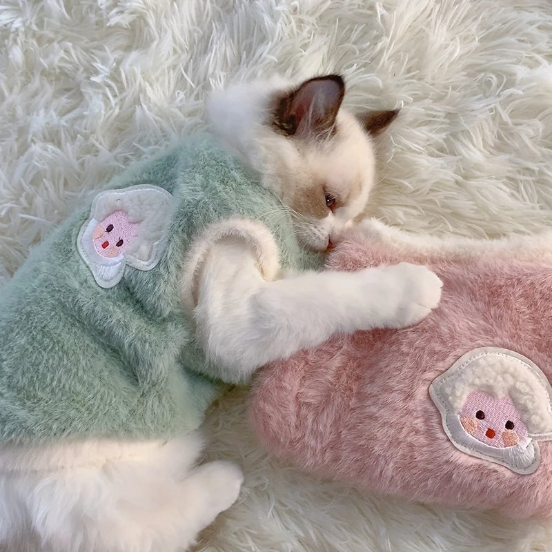 Cute Fluffy Vests!