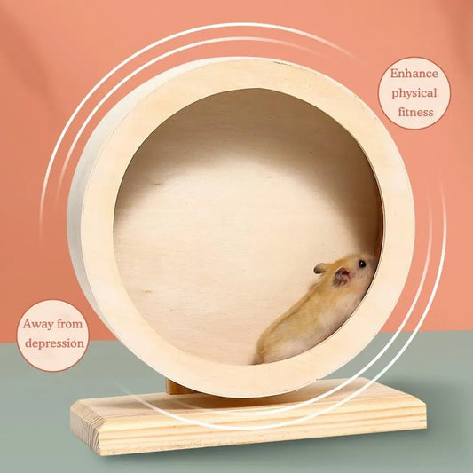 Premium Wooden Running Wheel
