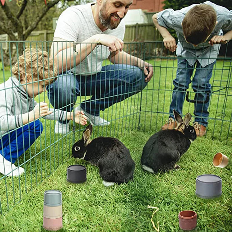 Stacking Cups For Rabbits
