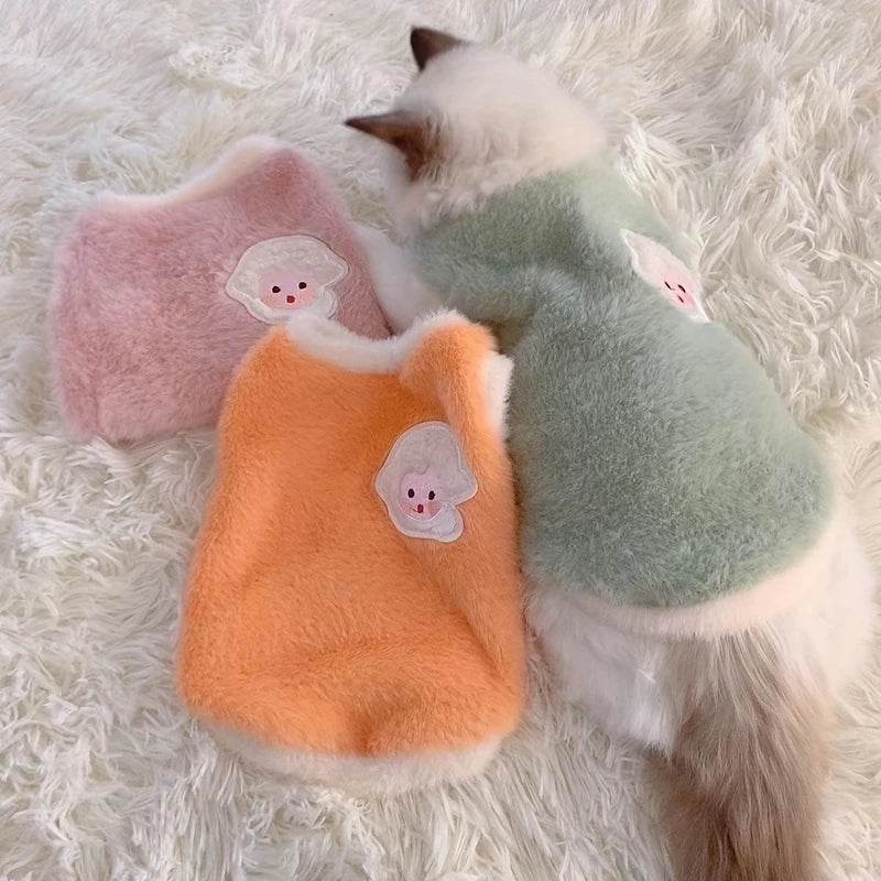 Cute Fluffy Vests!